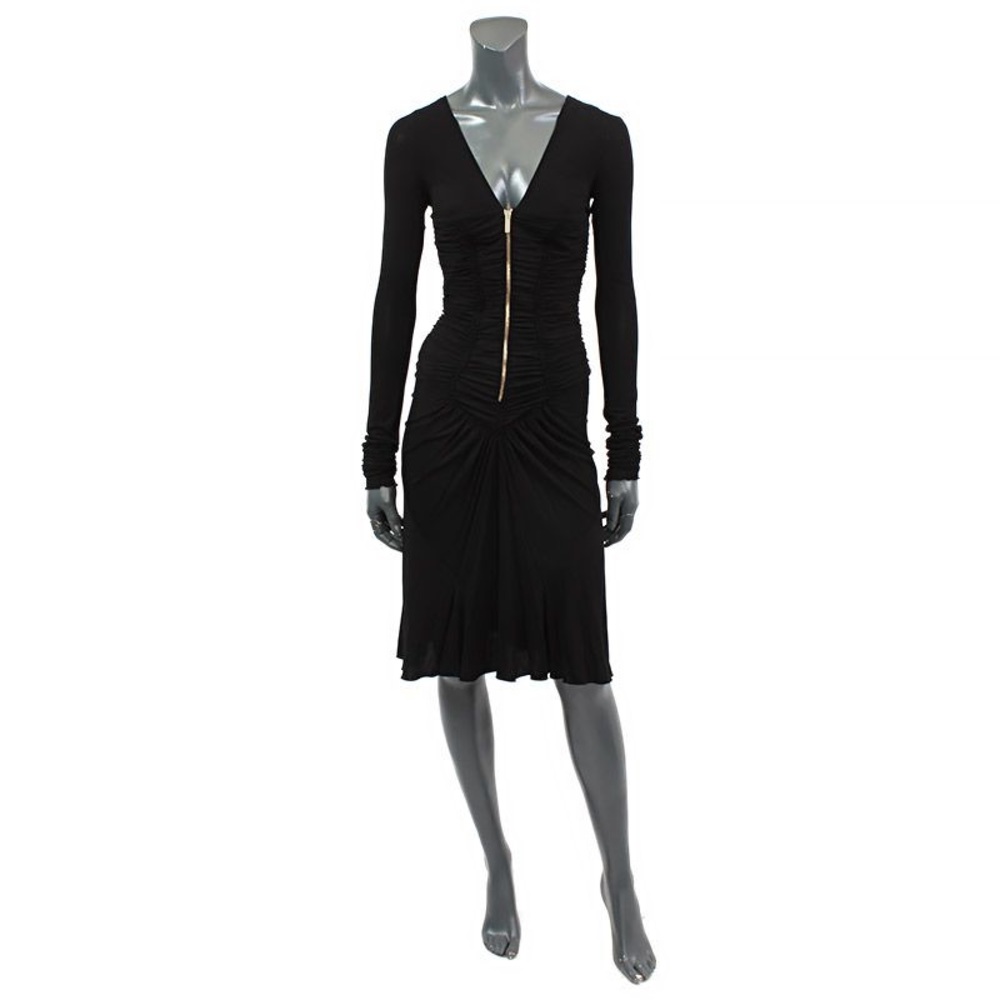 Roberto Cavalli Raglan-Sleeve Knee-Length Cocktail Dress - XS